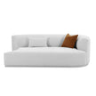 TOV Furniture Fickle Grey Velvet Modular Loveseat