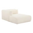 TOV Furniture Tarra Fluffy Oversized Cream Corduroy Modular Components