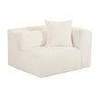 TOV Furniture Tarra Fluffy Oversized Cream Corduroy Modular Components