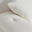 TOV Furniture Calliope Cream Vegan Shearling Modular Loveseat