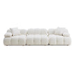 TOV Furniture Calliope Cream Vegan Shearling Modular Sofa