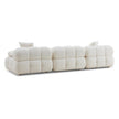 TOV Furniture Calliope Cream Vegan Shearling Modular Sofa