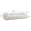 TOV Furniture Calliope Cream Vegan Shearling Modular Sofa