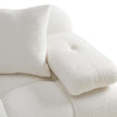 TOV Furniture Calliope Cream Vegan Shearling 6-piece Modular U-Sectional