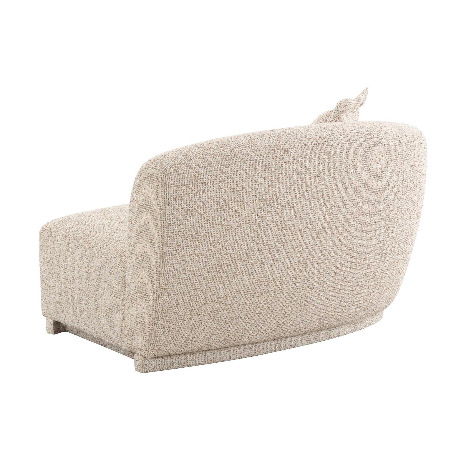 TOV Furniture Marion Two-Tone Textured Performance Boucle Loveseat