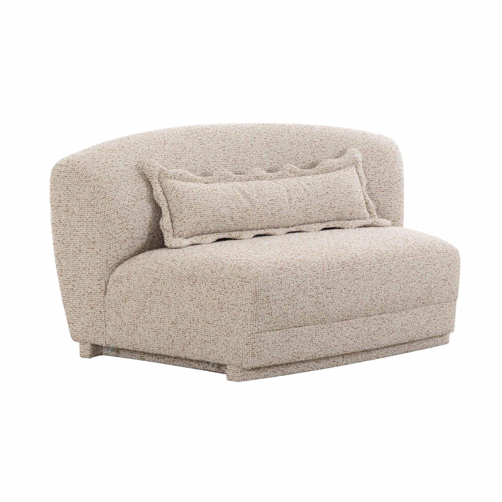 TOV Furniture Marion Two-Tone Textured Performance Boucle Loveseat