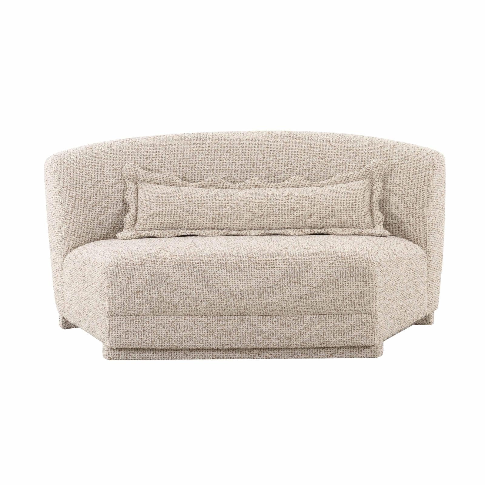 TOV Furniture Marion Two-Tone Textured Performance Boucle Loveseat