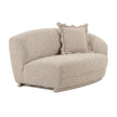 TOV Furniture Marion Two-Tone Textured Performance Boucle Loveseat