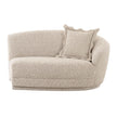 TOV Furniture Marion Two-Tone Textured Performance Boucle Loveseat
