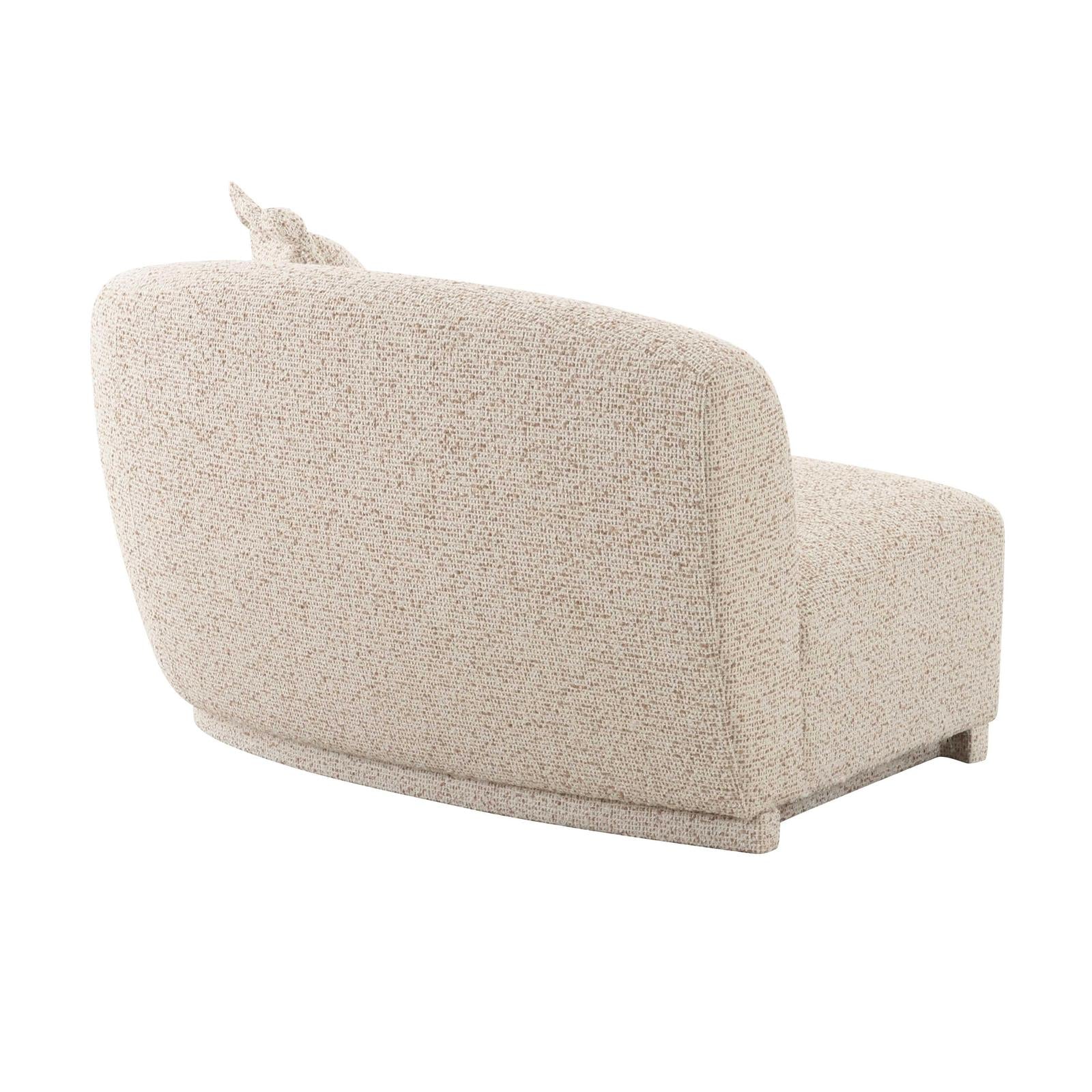 TOV Furniture Marion Two-Tone Textured Performance Boucle Loveseat