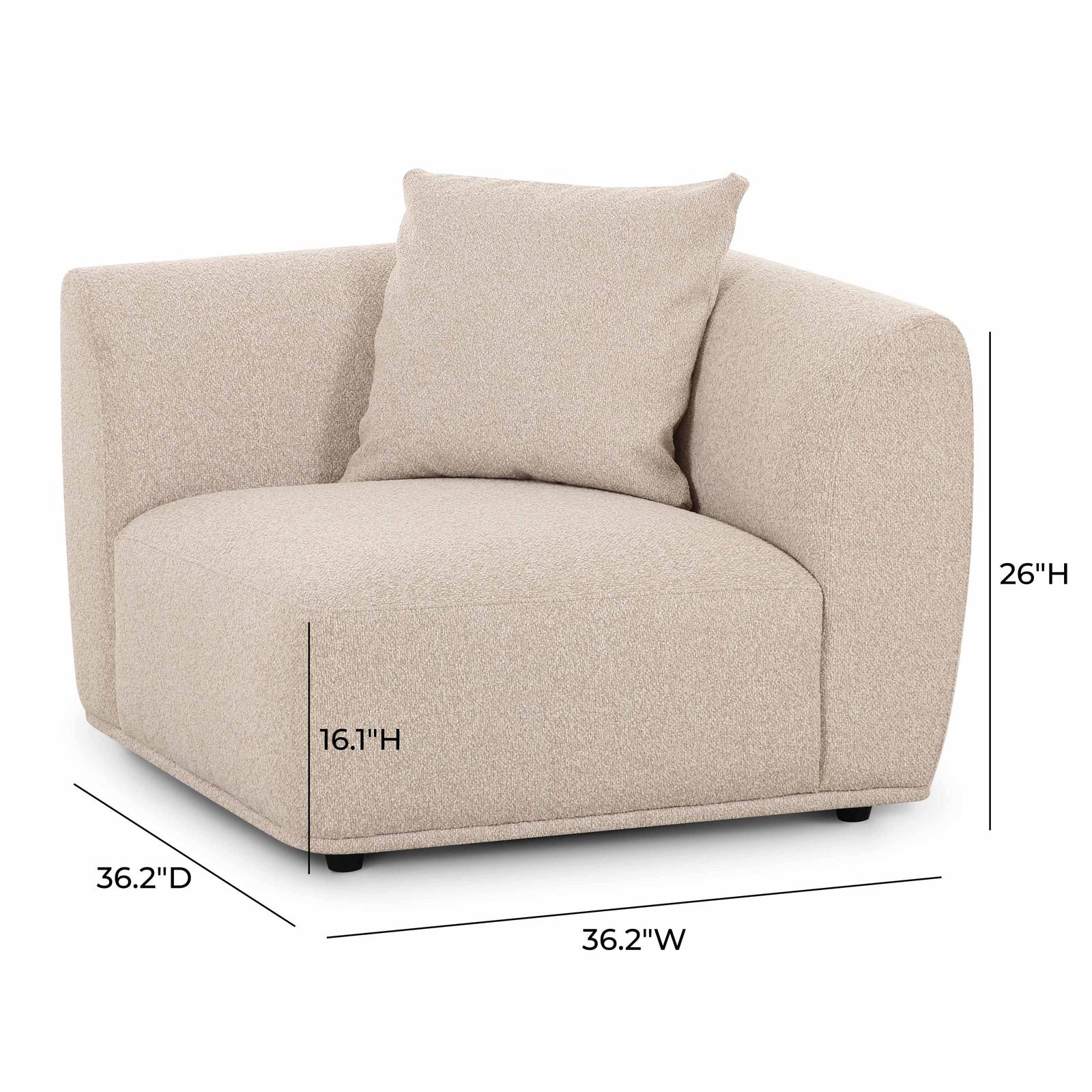 TOV Furniture Sylvie Performance Boucle Modular Components
