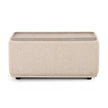 TOV Furniture Sylvie Cream Performance Boucle Ottoman Table
