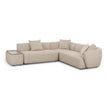 TOV Furniture Sylvie 4-Piece Cream Performance Boucle Chaise Sectional
