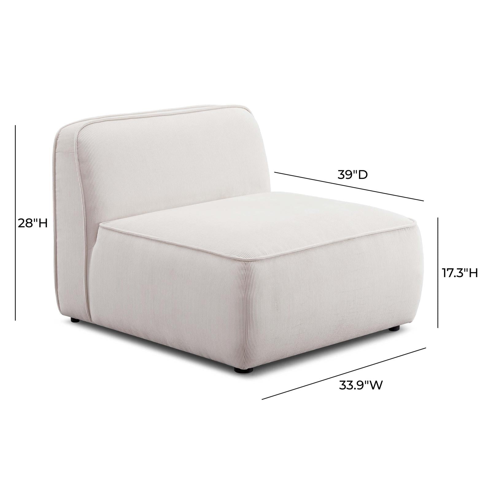 TOV Furniture Travie Performance Corduroy Velvet Chair