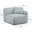 TOV Furniture Travie Performance Corduroy Velvet Chair