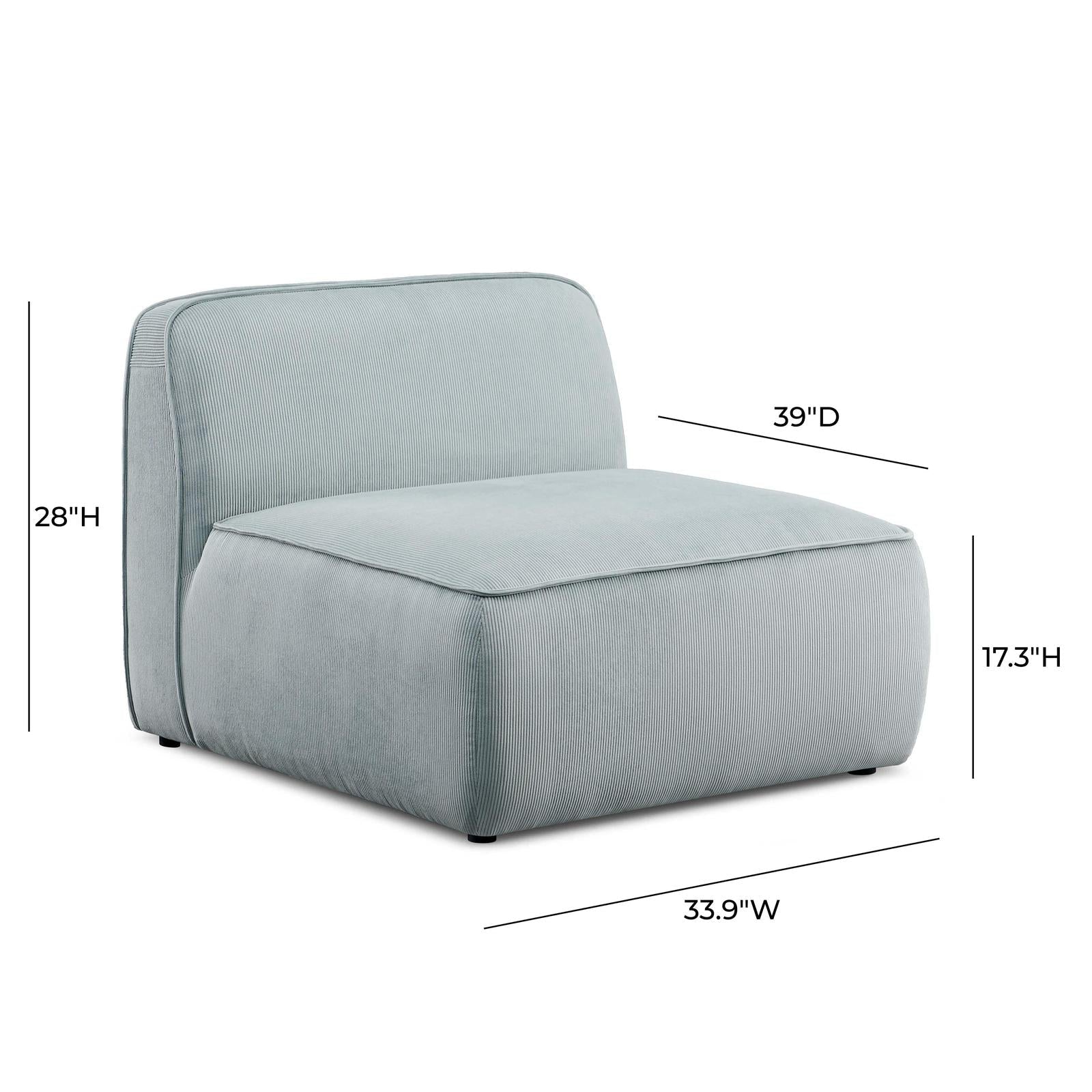 TOV Furniture Travie Performance Corduroy Velvet Chair