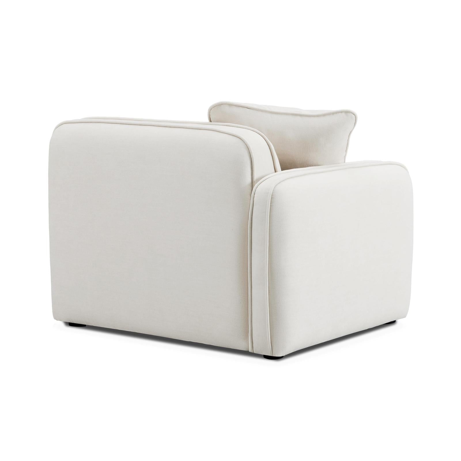 TOV Furniture Travie Sand Upcycled Linen Chair