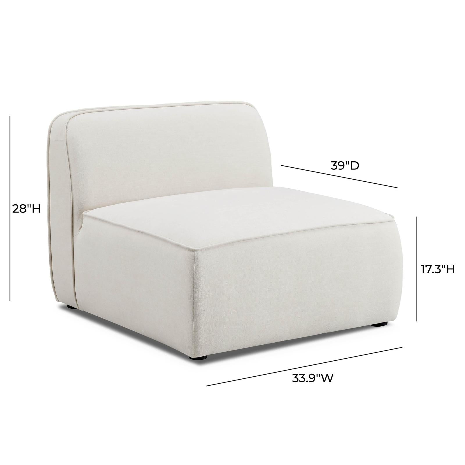 TOV Furniture Travie Sand Upcycled Linen Chair