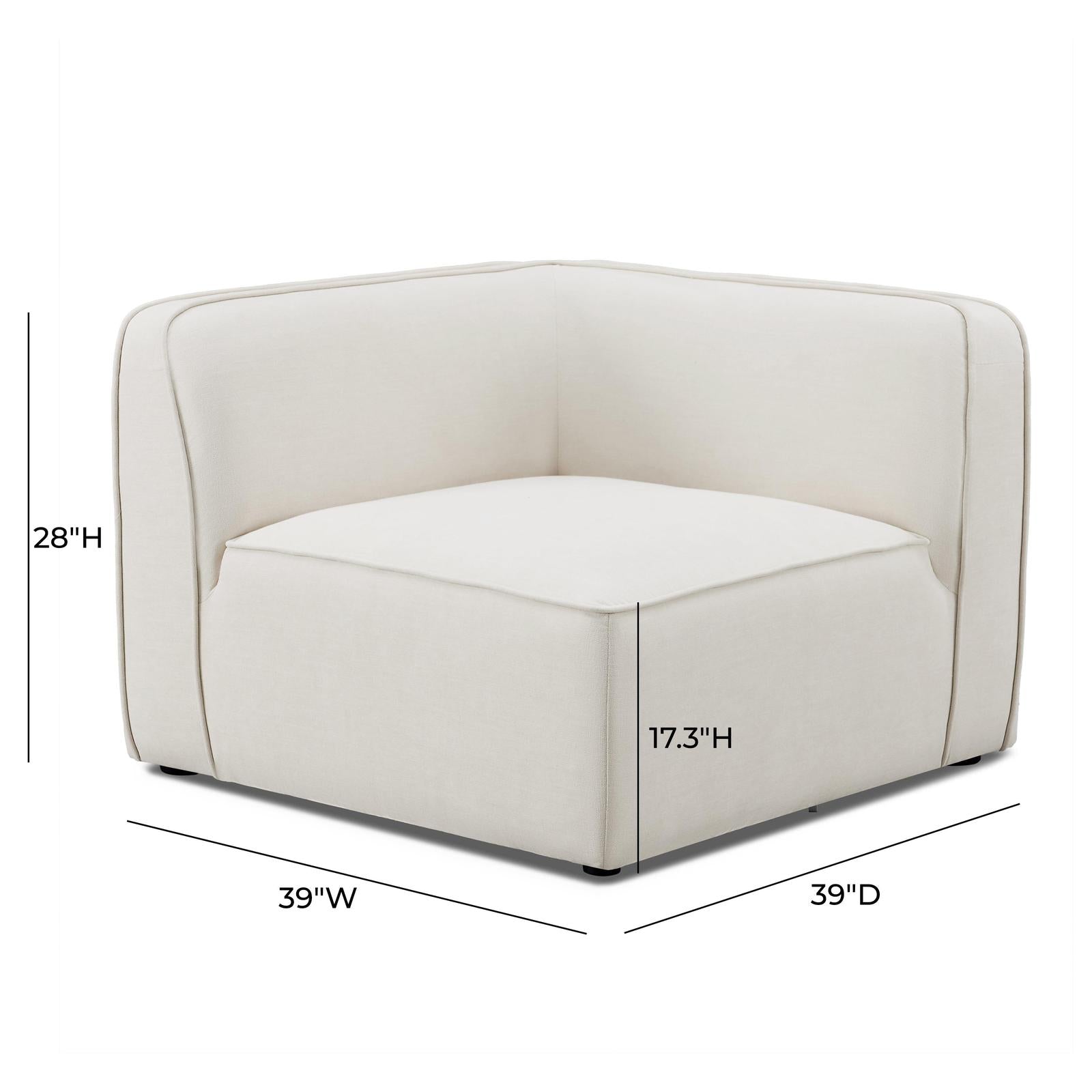 TOV Furniture Travie Sand Upcycled Linen Chair