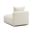 TOV Furniture Hangover Cream Heavy Textured Fabric Modular Chair