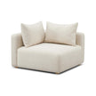 TOV Furniture Hangover Cream Heavy Textured Fabric Modular Chair