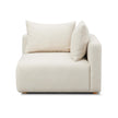 TOV Furniture Hangover Cream Heavy Textured Fabric Modular Chair