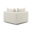 TOV Furniture Hangover Cream Heavy Textured Fabric Modular Chair