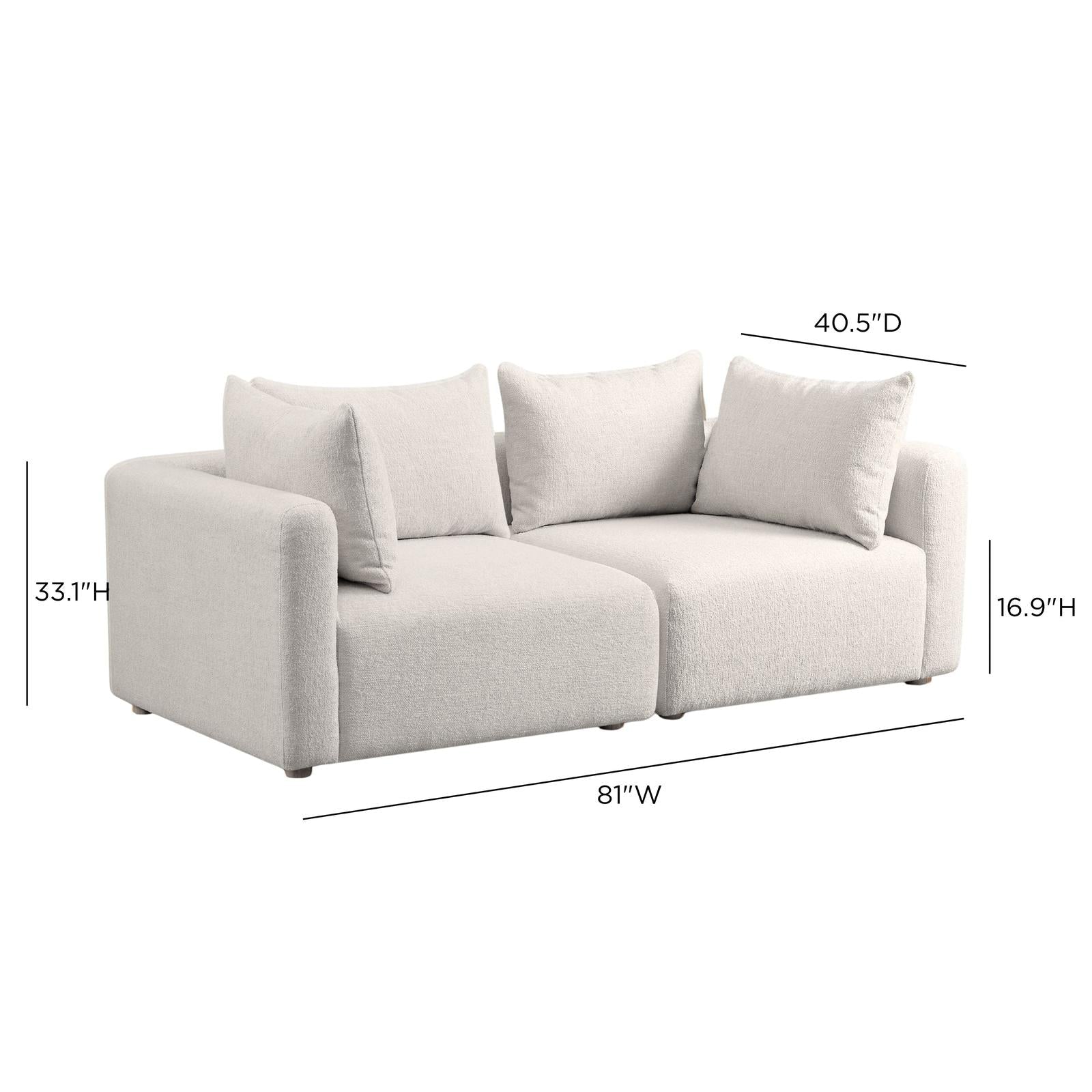 TOV Furniture Hangover Loveseat