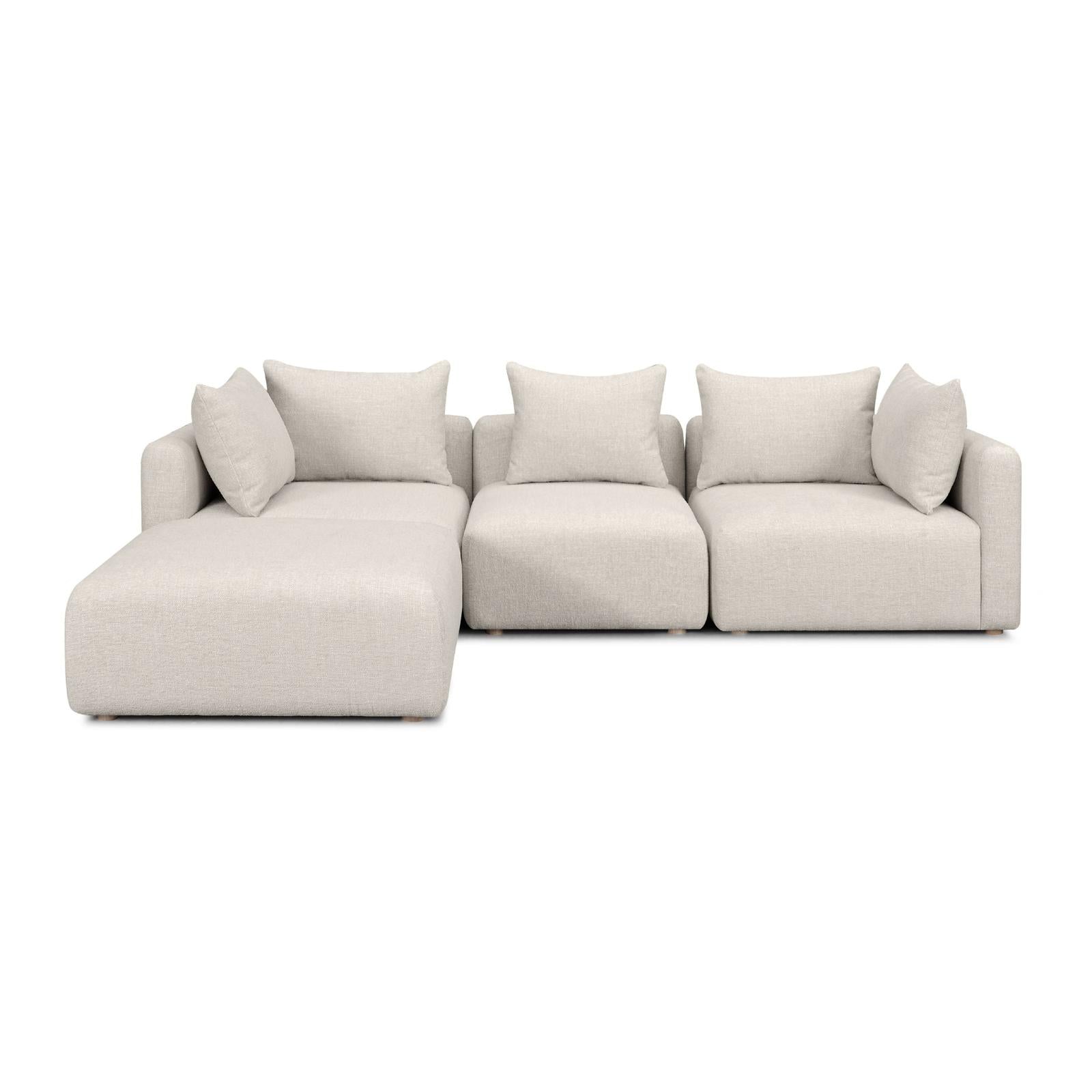 TOV Furniture Hangover 4-Piece Modular Sectional