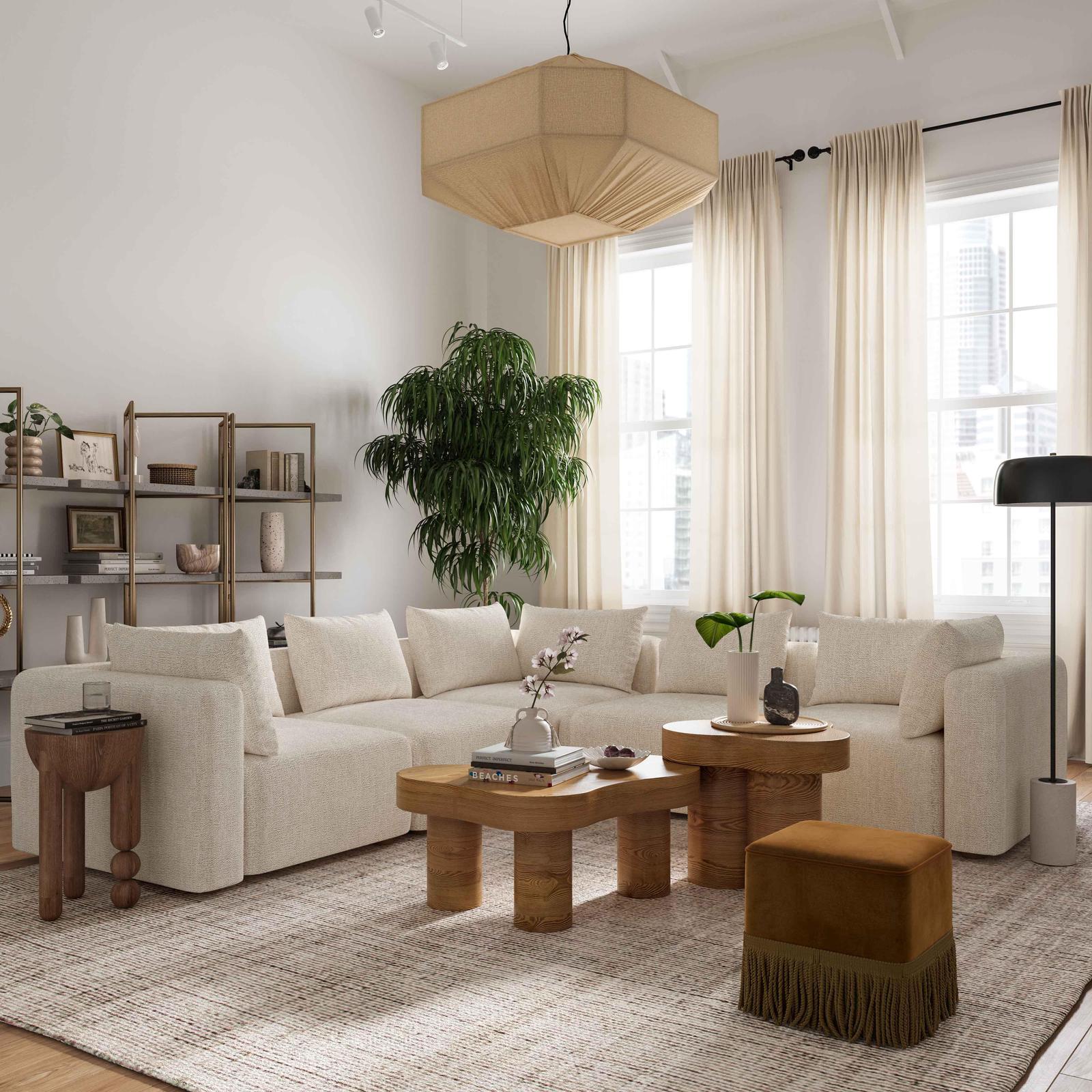 TOV Furniture Hangover 5-Piece Modular L-Sectional