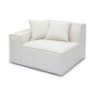 TOV Furniture Mindy Chenille Basketweave Chair