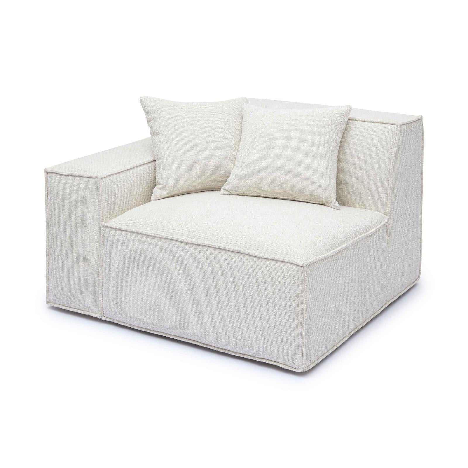 TOV Furniture Mindy Chenille Basketweave Chair