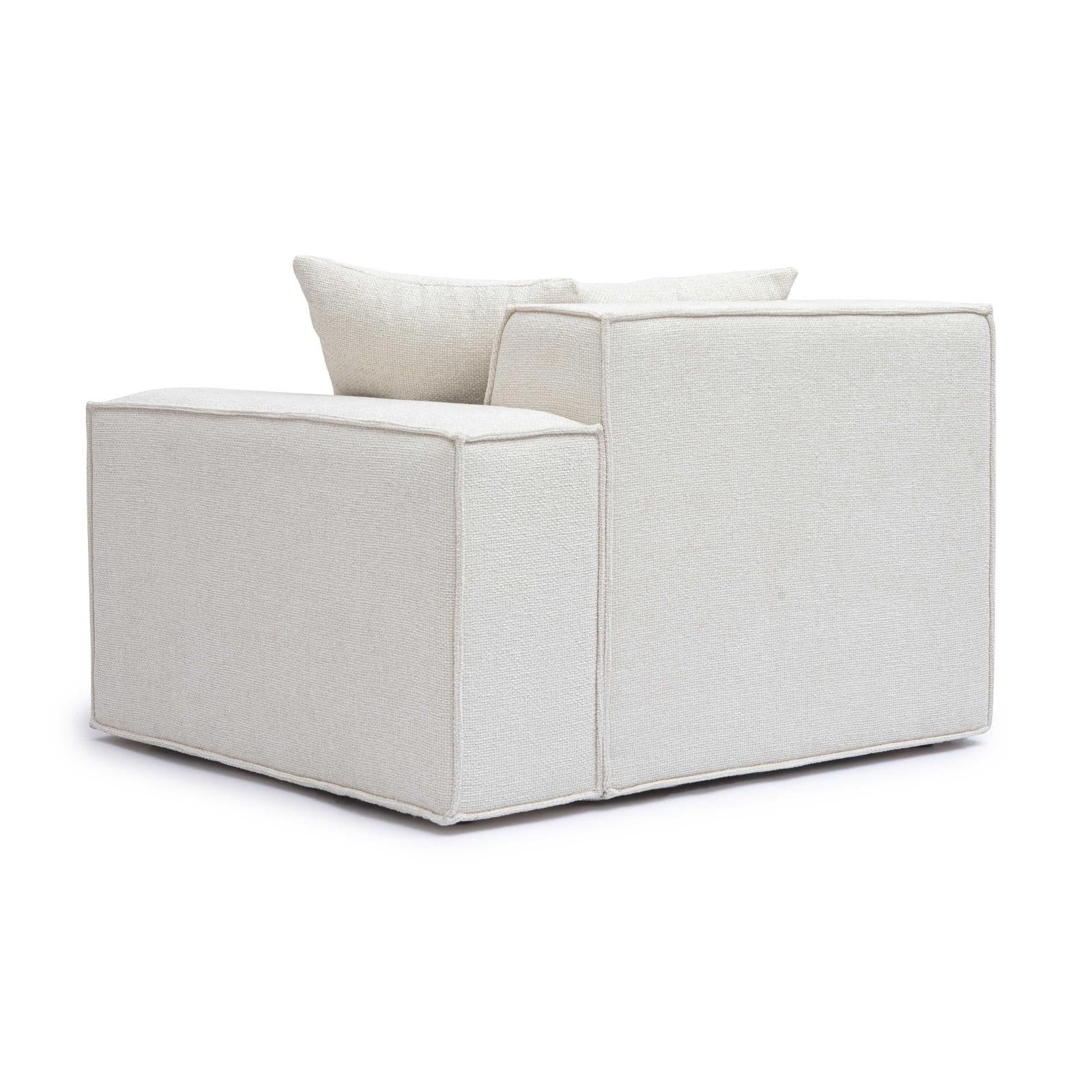TOV Furniture Mindy Chenille Basketweave Chair