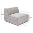 TOV Furniture Mindy Chenille Basketweave Chair