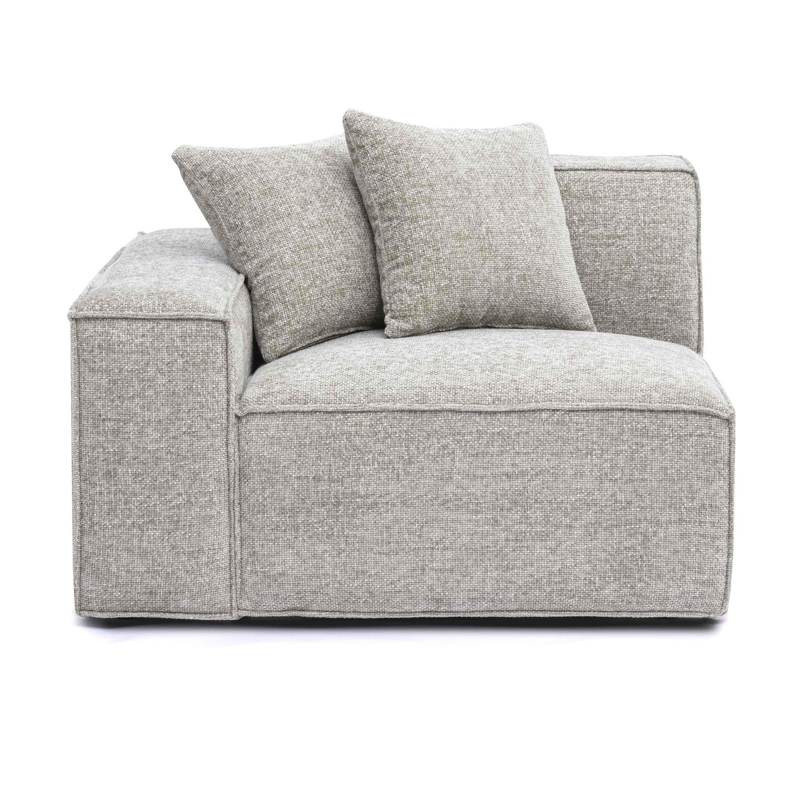 TOV Furniture Mindy Chenille Basketweave Chair