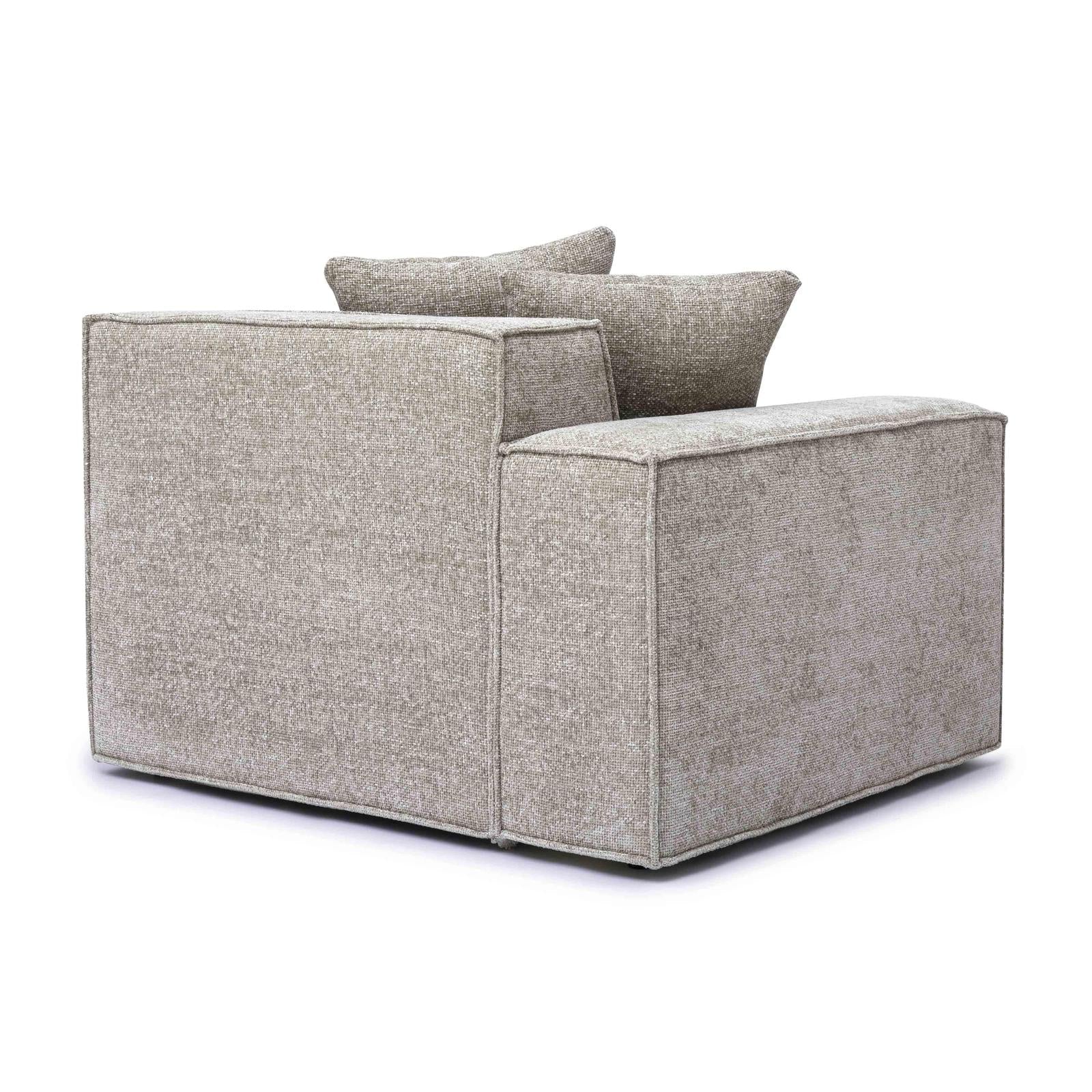 TOV Furniture Mindy Chenille Basketweave Chair