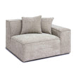 TOV Furniture Mindy Chenille Basketweave Chair