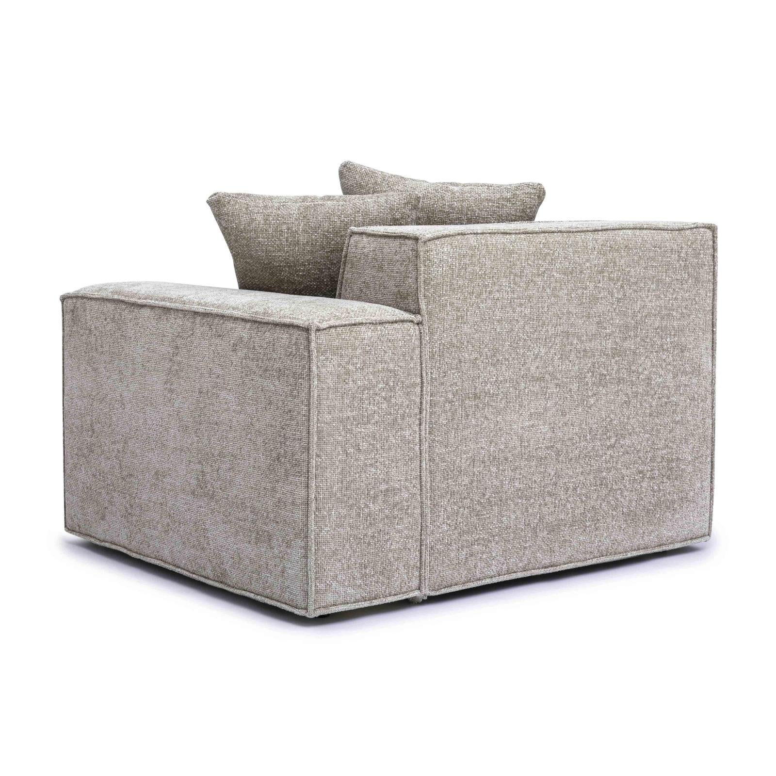 TOV Furniture Mindy Chenille Basketweave Chair
