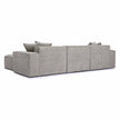 TOV Furniture Mindy 4-Piece Performance Chenille Basketweave Modular Sectional