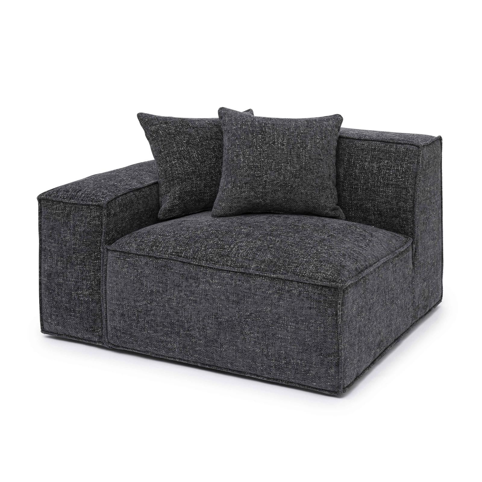 TOV Furniture Mindy Chenille Basketweave Chair