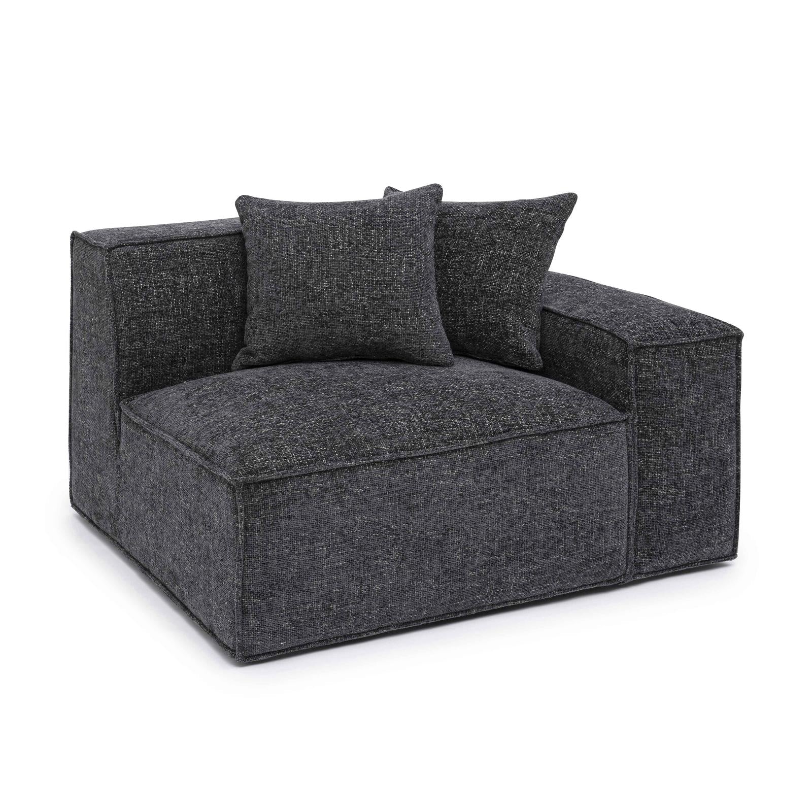 TOV Furniture Mindy Chenille Basketweave Chair