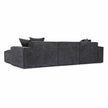 TOV Furniture Mindy 4-Piece Performance Chenille Basketweave Modular Sectional