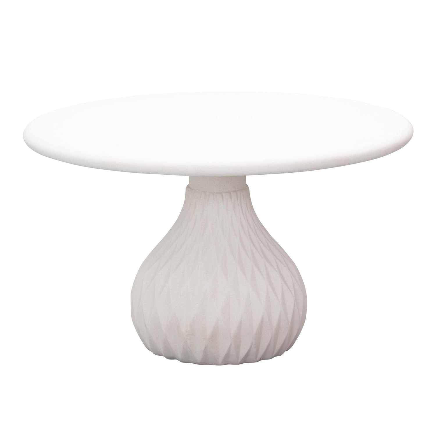 TOV Furniture Tulum Outdoor Ivory Concrete Coffee Table