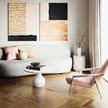 TOV Furniture Tulum Outdoor Ivory Concrete Coffee Table