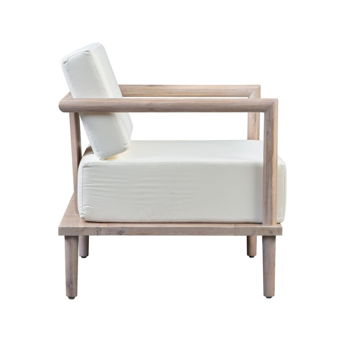 TOV Furniture Emerson Cream Outdoor Lounge Chair