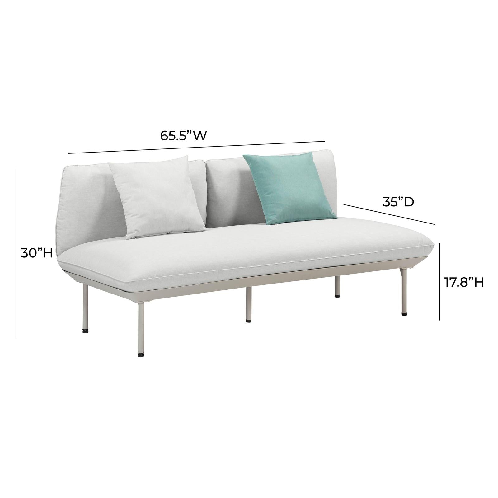 TOV Furniture Katti Outdoor Loveseat