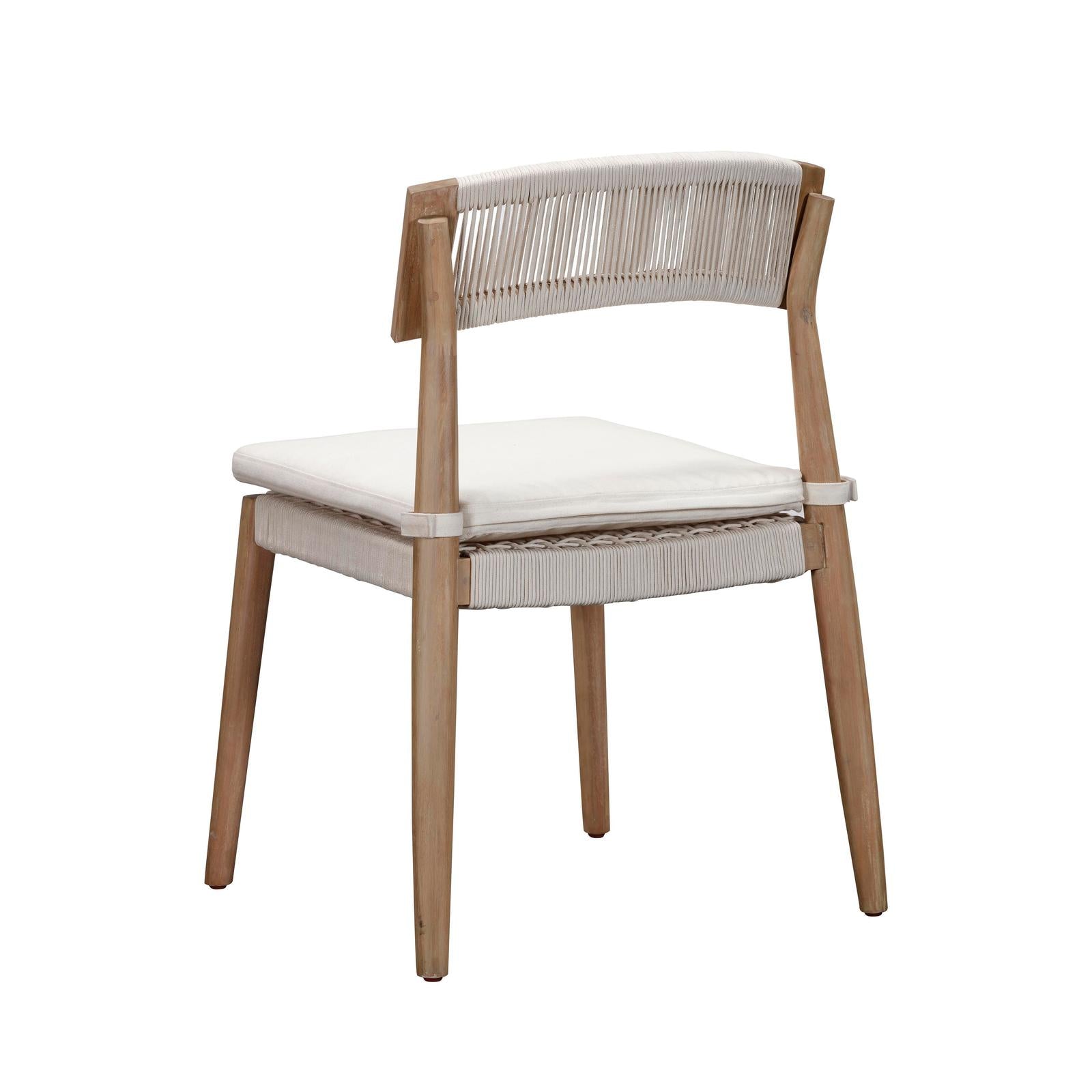 TOV Furniture Gata Cream Outdoor Dining Chair - Set of 2
