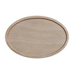 TOV Furniture Eclipse Textured Faux Travertine Indoor / Outdoor Side Table