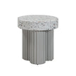 TOV Furniture Clover Faux Terrazzo Indoor / Outdoor Round Side Table