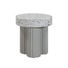 TOV Furniture Clover Faux Terrazzo Indoor / Outdoor Round Side Table